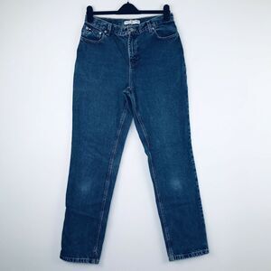 Tommy Hilfiger Women's 10 Long Blue Jeans Straight Medium Wash  5 Pocket VTG A